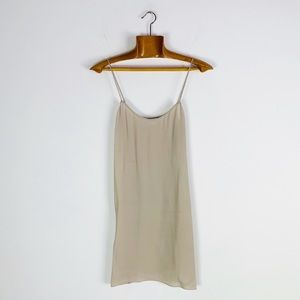 Adorable light grey/ beige slip dress